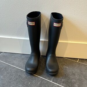 Hunter Black Waterproof Tall Boots